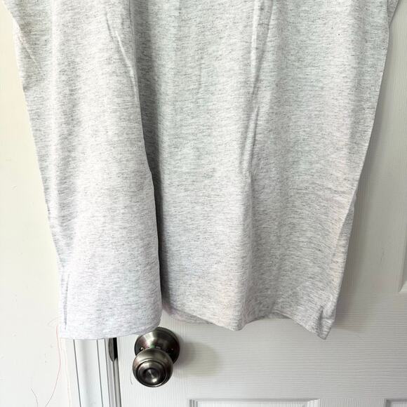 Anvil Vintage Grey San Diego California Tri Gecko Embroidered Logo Tank L USA - Picture 4 of 6